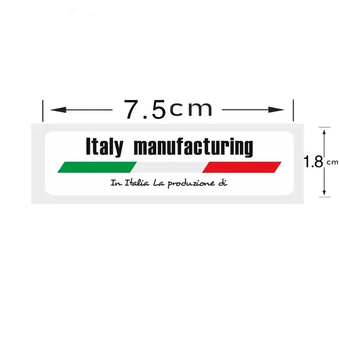 Autocollant réfléchissant en vinyle drapeau italien