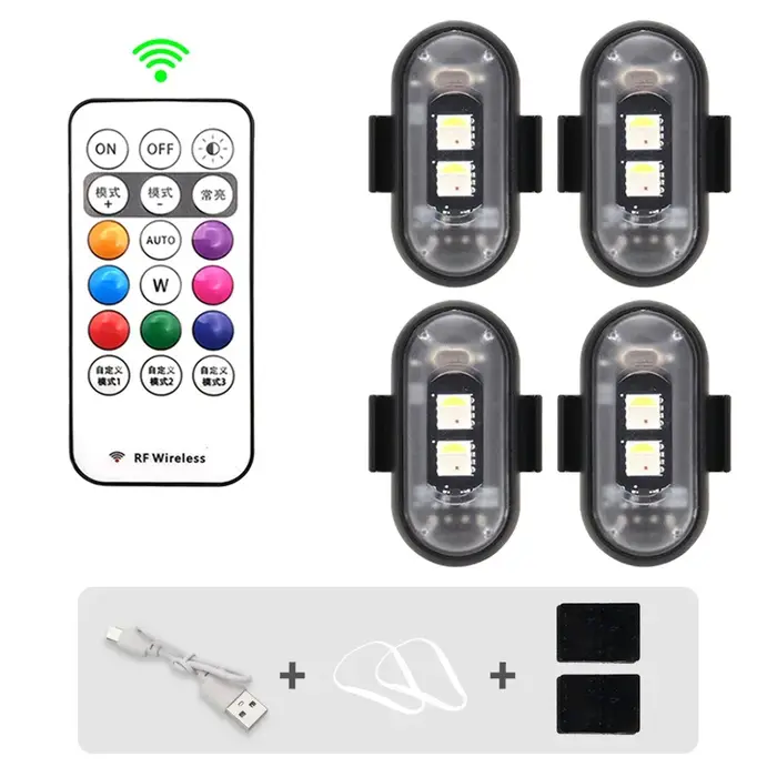 Feux stroboscopiques LED pour trottinette