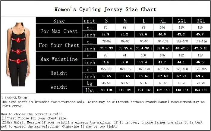 Maillot de cyclisme pour femmes