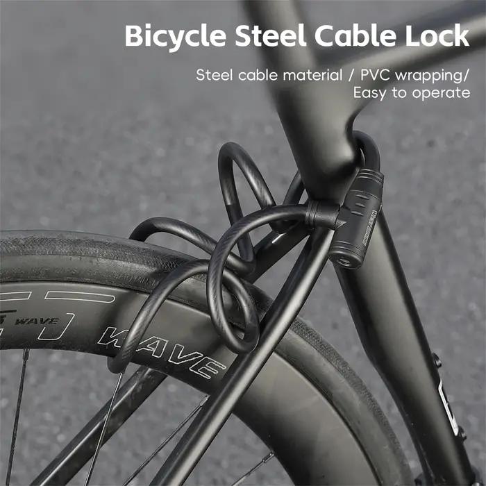 Serrure de câble en acier pour vélo