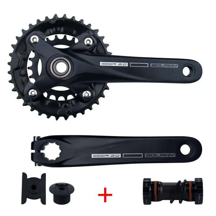 Bolany-Pédalier de vélo à manivelle creuse, plateau intégré, plateau VTT, commencerBCD, 36T, 22-36T,
