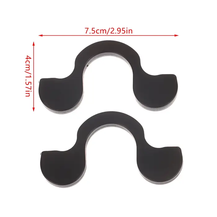 1 paire de supports universels antidérapants en caoutchouc pour moto et vélo
