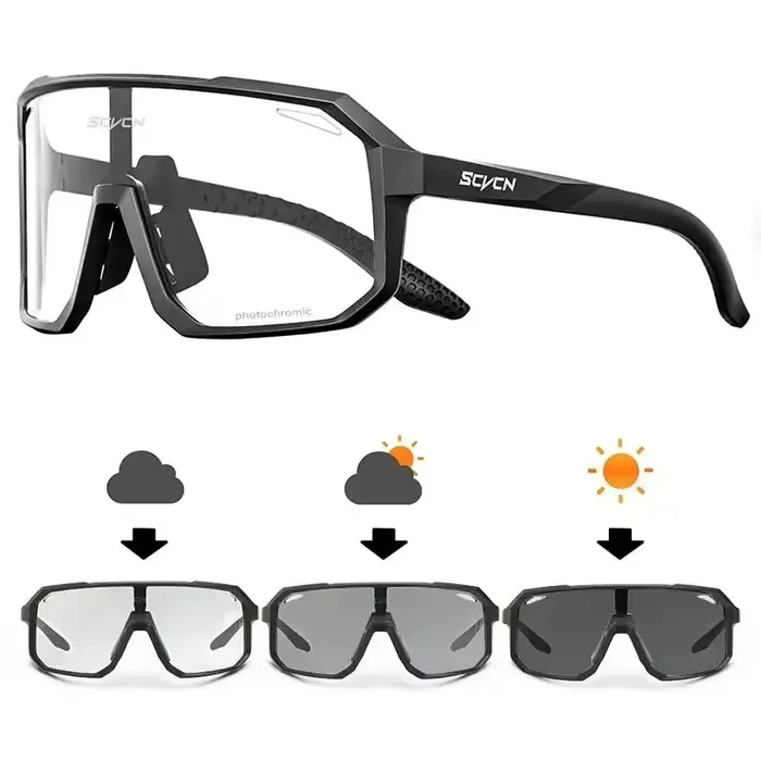 Lunettes de cyclisme lunettes de soleil photochromiques hommes femmes VTT lunettes de route nouveau