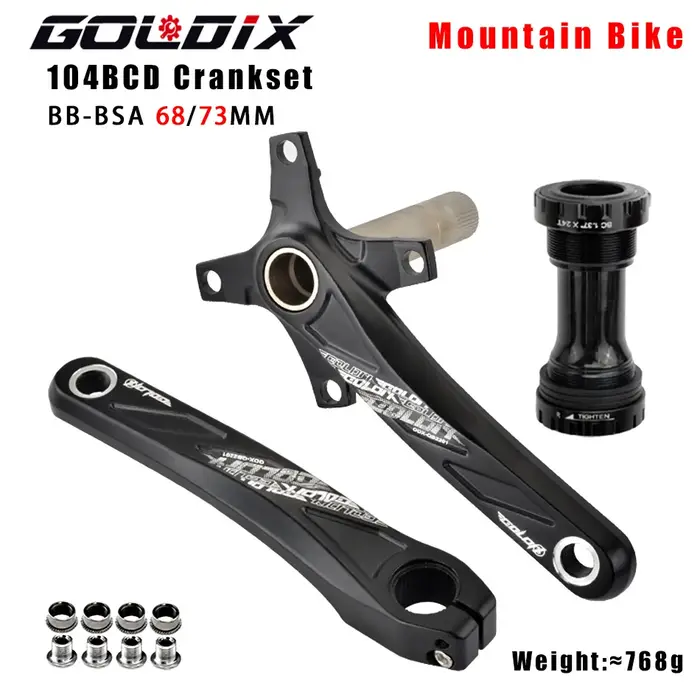 GOLDIX – plateau de manivelle de vélo 104BCD