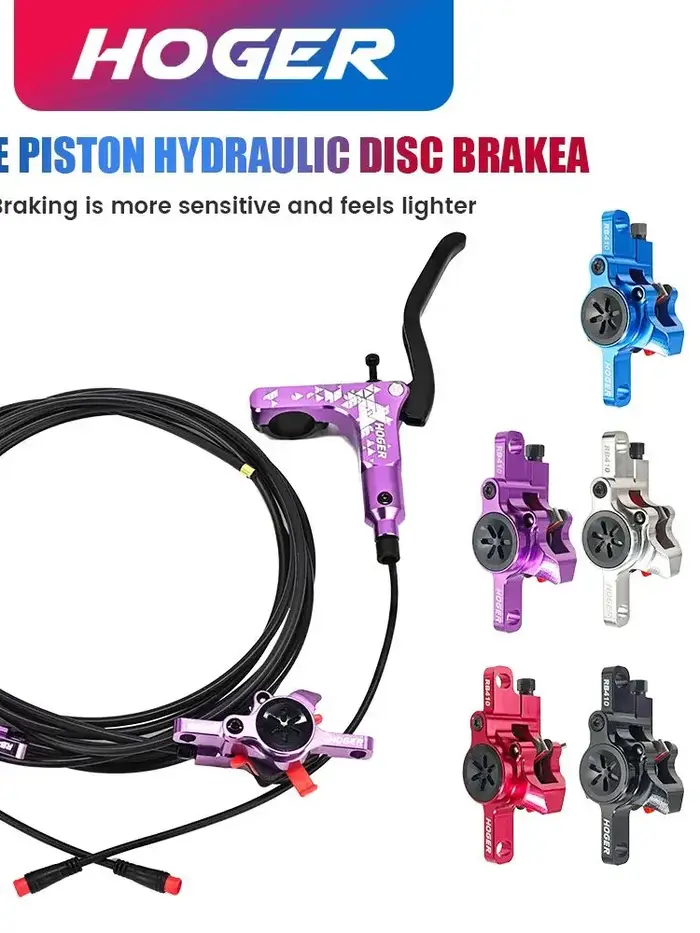 HOGER e-bike vtt jeu de freins à disque hydrauliques électrique E Scooter contrôle de puissance manette de vitesse