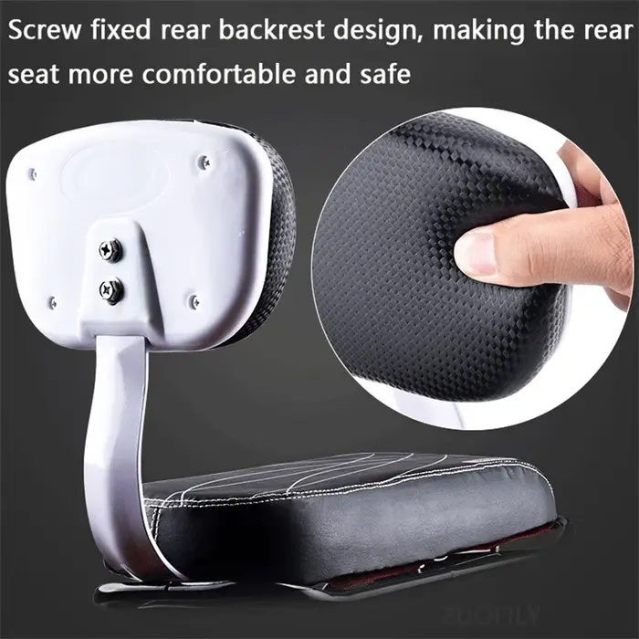 Selle de siège arrière de vélo pour enfant