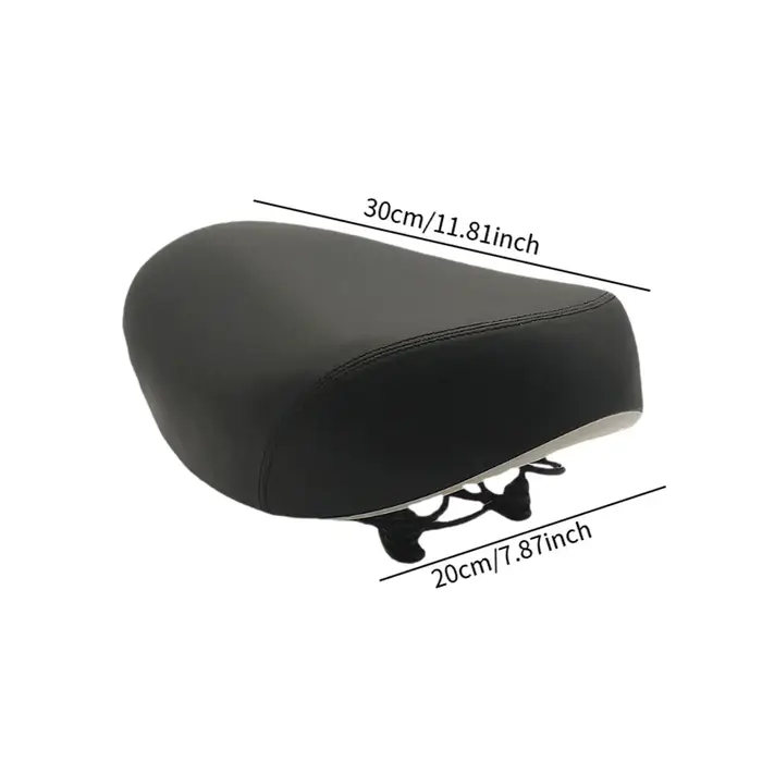 Selle de vélo électrique d'extérieur large et confortable avec coussin en gel