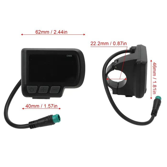 Écran LCD de remplacement pour vélo électrique