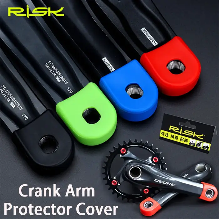 Couvercle de protection de bras de manivelle de vélo en Silicone