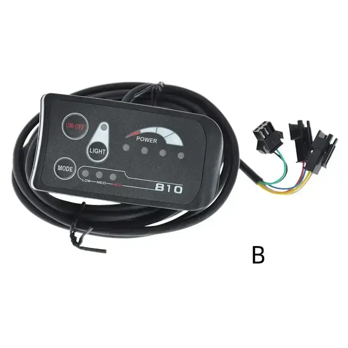 24 V/36 V/48 V vélo électrique 810 LED affichage panneau de commande en plastique kits d'écran de haute qualité e-bike accessoires de cyclisme