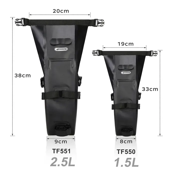 Rhinowalk Sac de Selle de Vélo, Entièrement Étanche pour le Cyclisme, VTT, Outils de Réparation de R