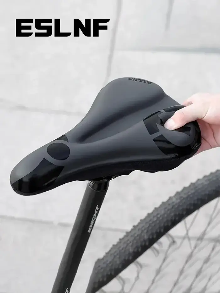 ESLNF Gel souple vélo anti-dérapant imperméable housse de selle coussin rembourré Sport vélo extérie