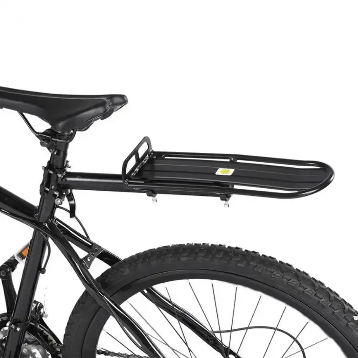 Porte-bagages arrière de vélo en alliage d'aluminium rétractable