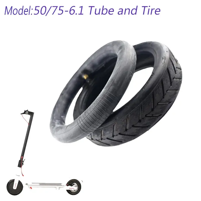 Pneu de trottinette 50/75-6.1 avec chambre à air et pneu extérieur
