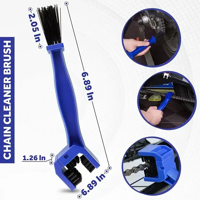 Brosse de nettoyage de chaîne de vélo