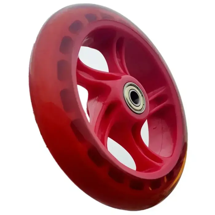 Roue de Scooter de 6 pouces, fauteuil roulant de 145mm, roue de 6 pouces, haute élasticité, sans bru