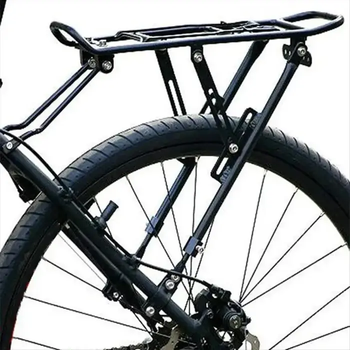 Porte-bagages arrière pour vélo, porte-bagages à dégagement rapide de grande capacité, accessoires pour vélos de montagne et pliants