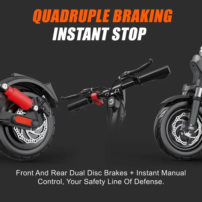 HX X9B scooter électrique 1000W 20AH 40 KM/H scooters électriques amortissement e