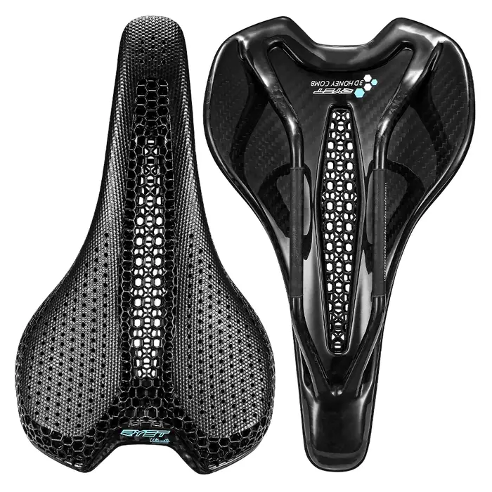 Selle de vélo RYET en carbone imprimée en 3D