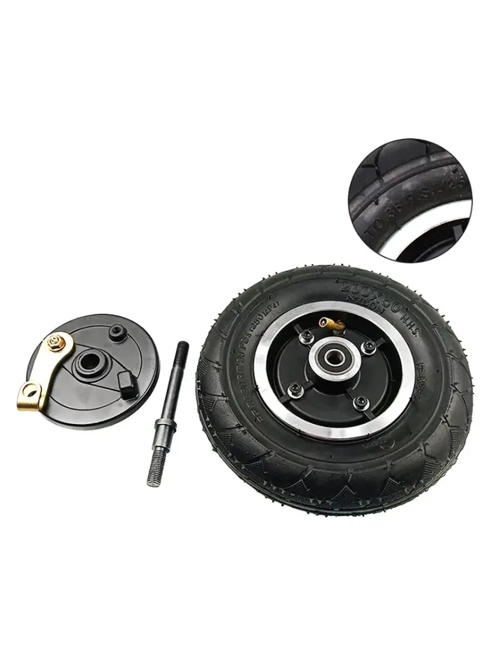 Pneu de trottinette électrique avec freins à tambour