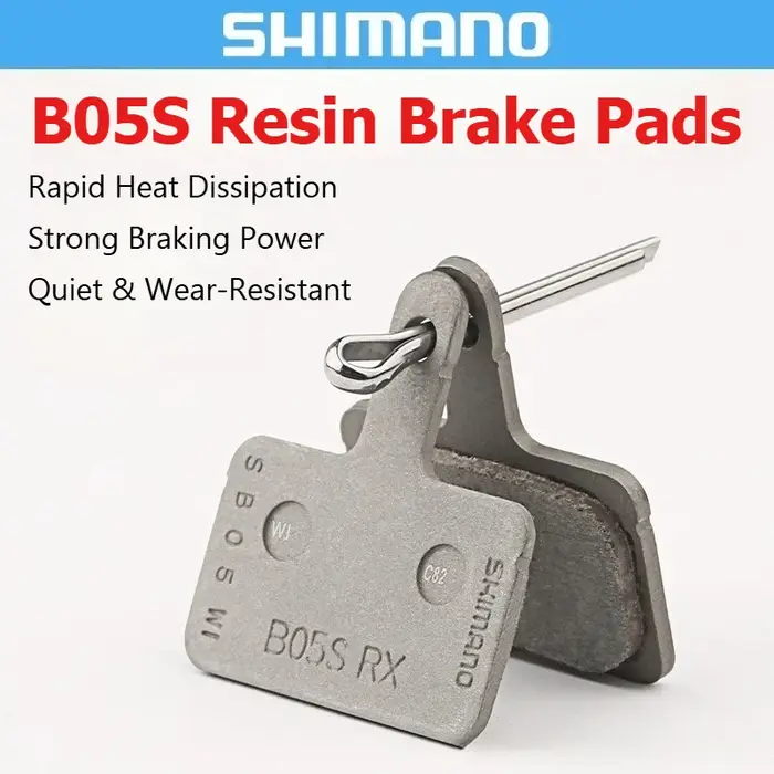 Plaquettes de frein en résine SHIMANO B05S pour freins à disque hydrauliques de VTT