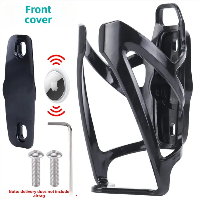 Support de bouteille d'eau antivol pour vélo avec emplacement pour AirTag