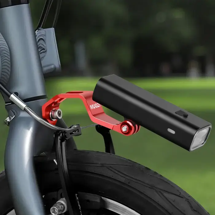 MUQZI support de feu avant support de montage de fourche de vélo support d'oeillet de phare pour vél