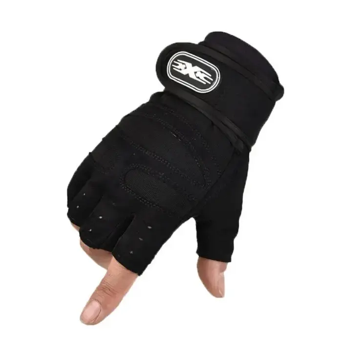 Gants de cyclisme gants demi-doigt gants anti-dérapant absorbant les chocs gant respirant pour Fitne
