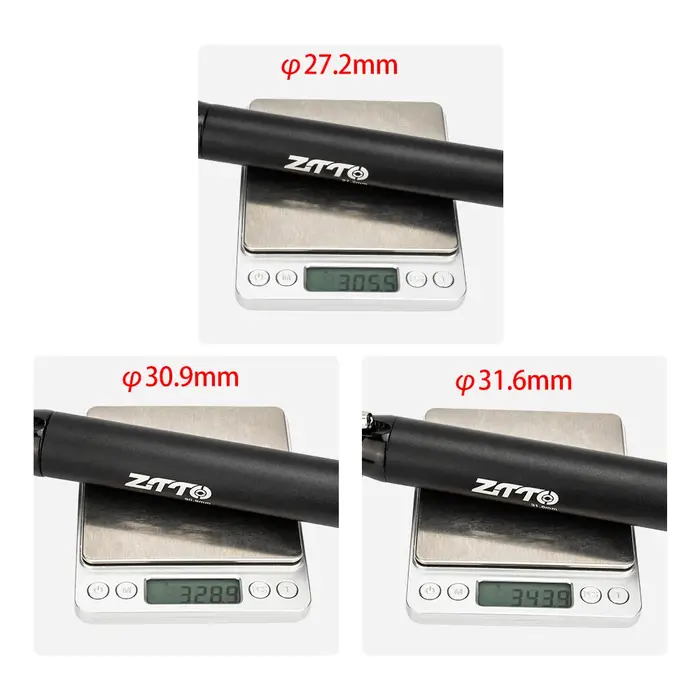 ZTTO tige de selle de vélo tête décalée tige de selle super légère en alliage d'aluminium vtt vélo d