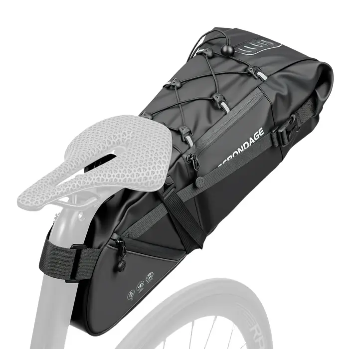 OFFBONDAGE – sacoche de vélo étanche de grande capacité de 15l
