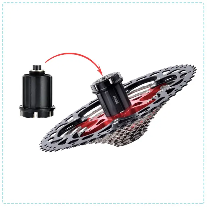SUNSHINE – Cassette de vélo 8/9/10/11/12 vitesses, pignon vtt 11T-32T/36T/40T/42T/46T/50T/52T, Structure HG, roue libre pour SHIMANO/SRAM