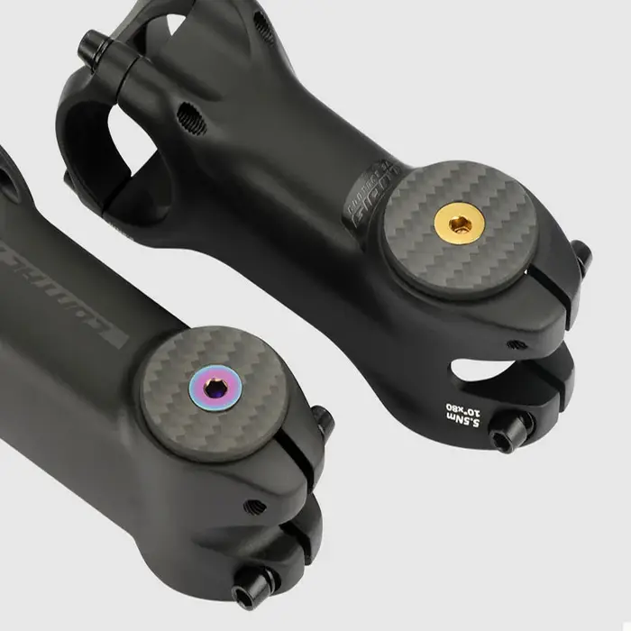 Cache-tête de potence de vélo en fibre de carbone intégrale ultralégère