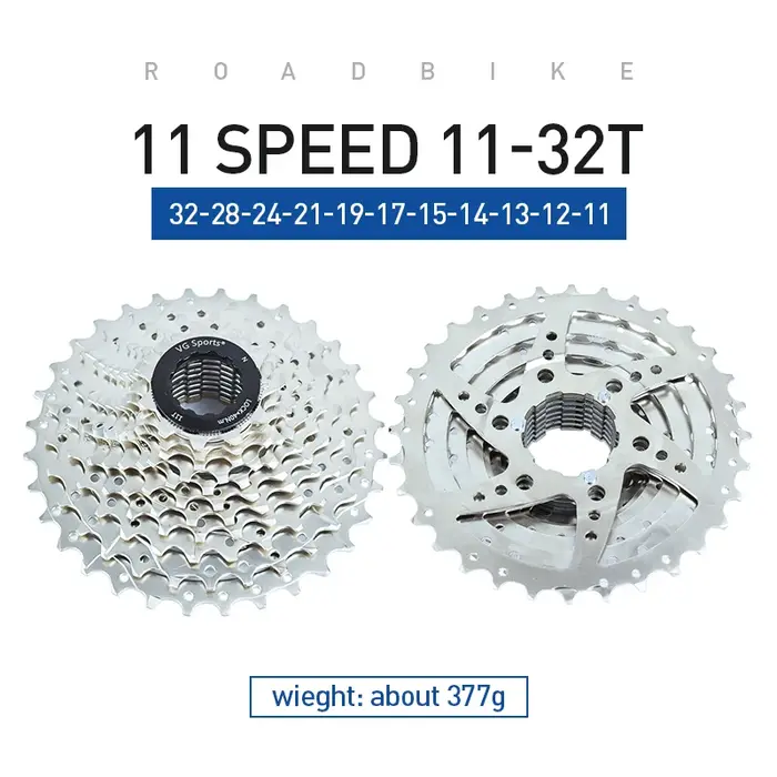 8 9 10 11 vitesses Velocidade11-25T/28T/32T/36T roue libre vélo de route Cassette