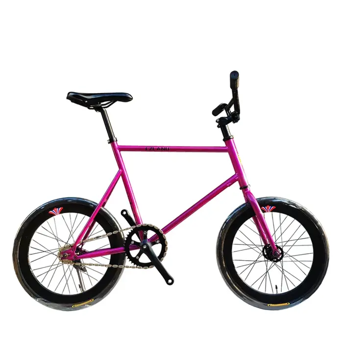 Vélo sur rail à vitesse unique 20 pouces à engrenage fixe