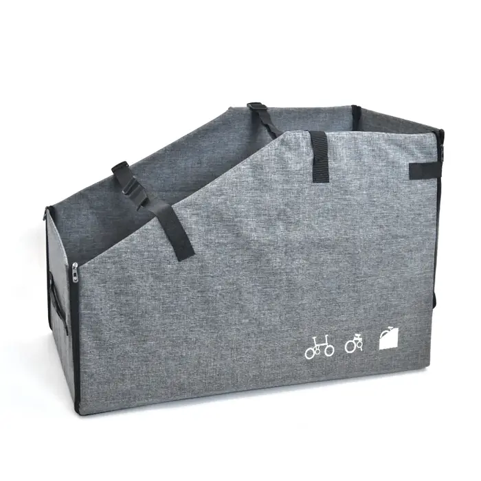 Boîte de rangement de vélo pour vélo électrique pliant de 20 à 22 pouces, avec installation rapide,