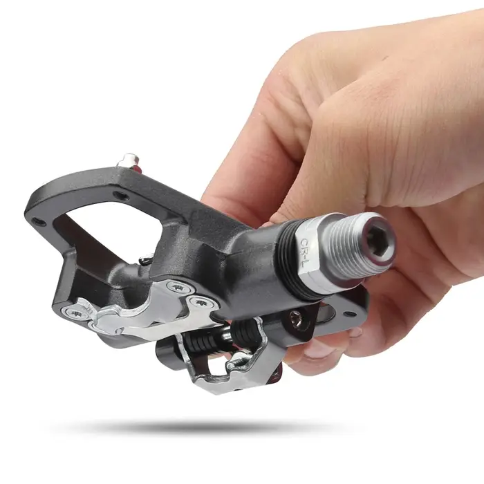 Pédales automatiques Wellgo en alliage d'aluminium pour VTT de montagne système autobloquant avec roulement fluide pour performance et contrôle technique
