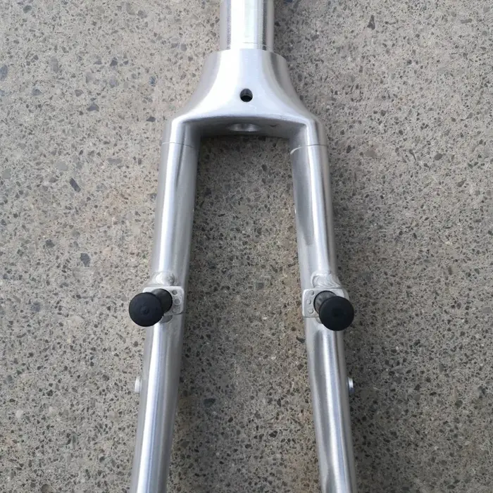 Fourche de vélo pliable 20 pouces en aluminium 406, fourche avant de vélo avec frein V, fourche Workblank