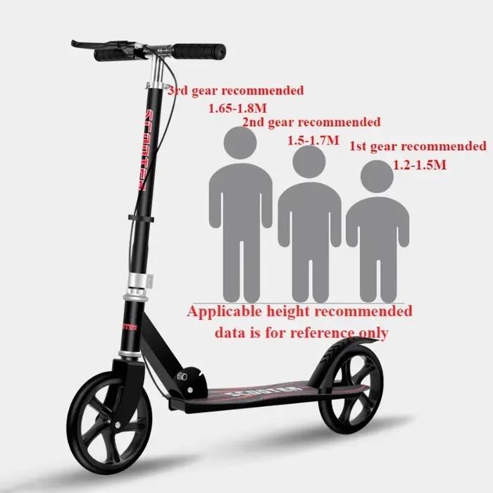 Trottinette Portable Pliable avec Guidon Réglable pour Enfant