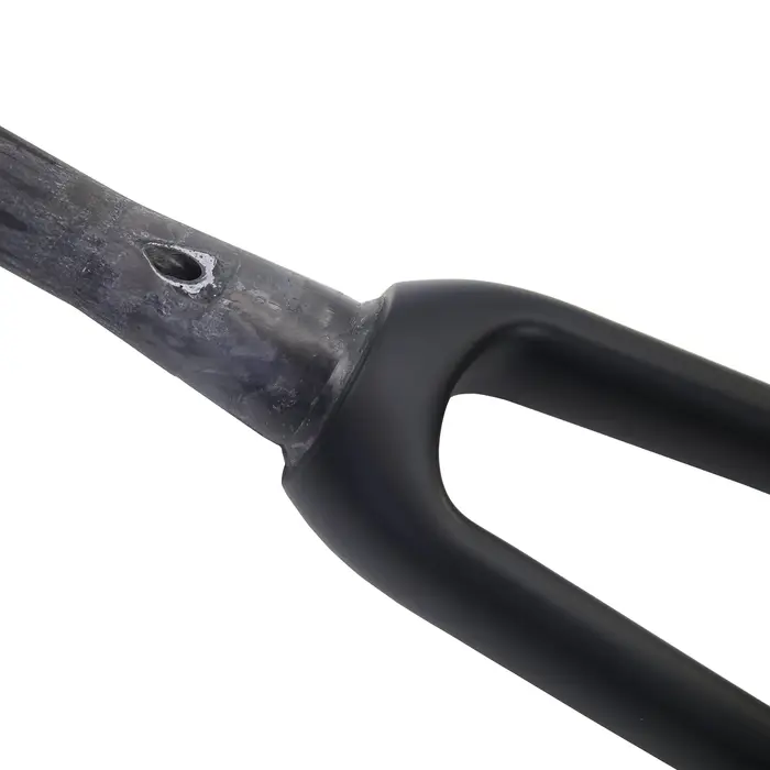 Fourche de vélo de route rigide en carbone