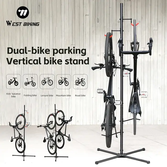Support de vélo vertical WEST BIKING pour garage