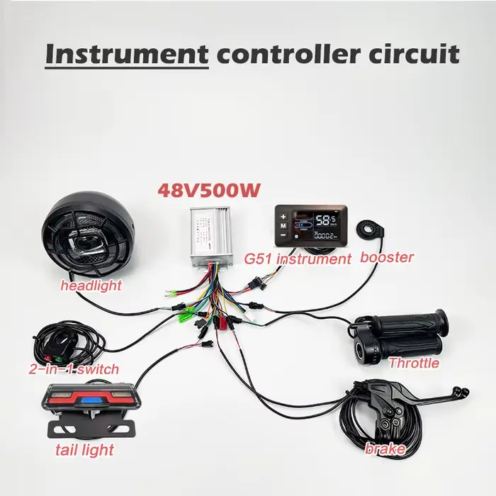 Super73 véhicule électrique 48V 400W500W550W1000W contrôleur ensemble complet de modification de circuit et mise à