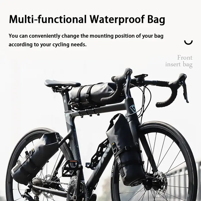 Toptrek Portable étanche vélo fourche sac 5L