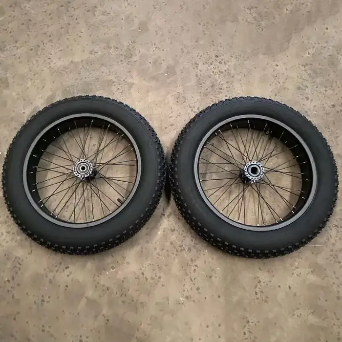 Roue de vélo à trois roues de 20 pouces * 4.0 / Roue de vélo tout-terrain / Roue gauche / droite à 3