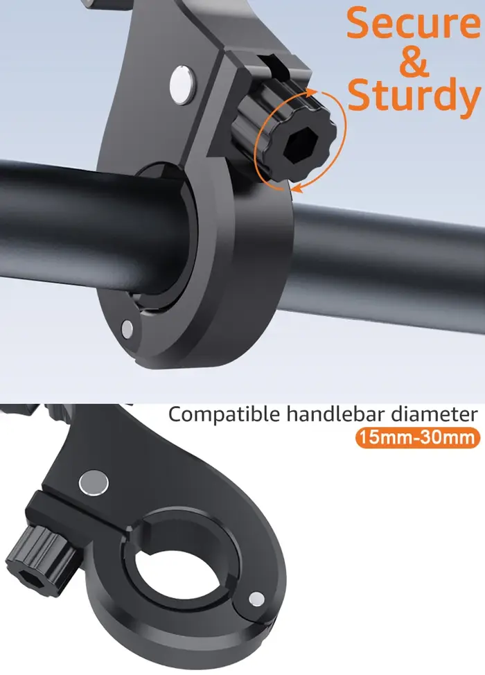 Support de téléphone portable pour guidon de vélo