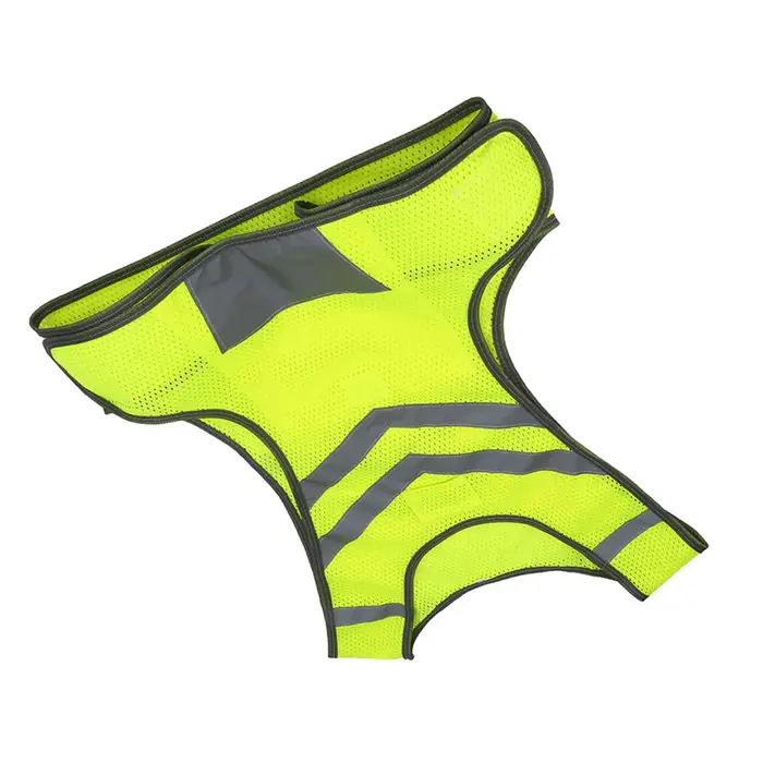 Gilet de sécurité réfléchissant réglable haute visibilité pour les Sports de plein air cyclisme course randonnée