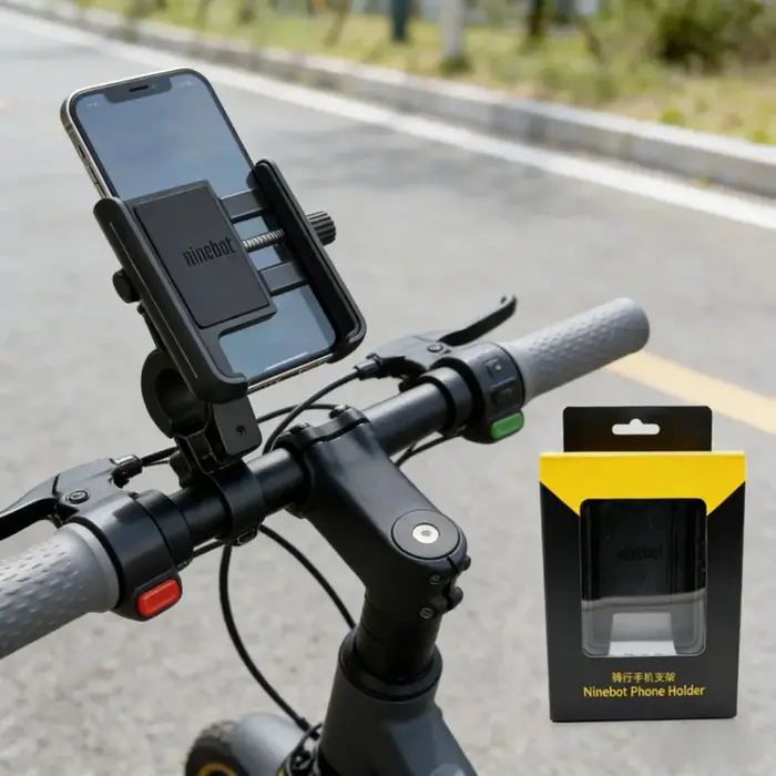 Support de téléphone original pour trottinette électrique Segway Ninebot KickScooter G65 G30LP ZT3 Pro G2 G30D G30 Max