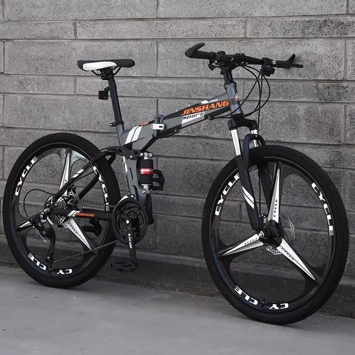 Pas cher sport 21 24 vitesses 26 "VTT pliant 26 27.5 29 pouces vélo à Suspension complète VTT pour hommes et femmes adultes