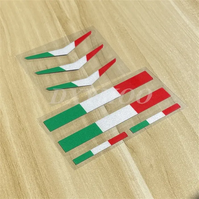 Autocollants drapeau National d'italie pour moto et vélo