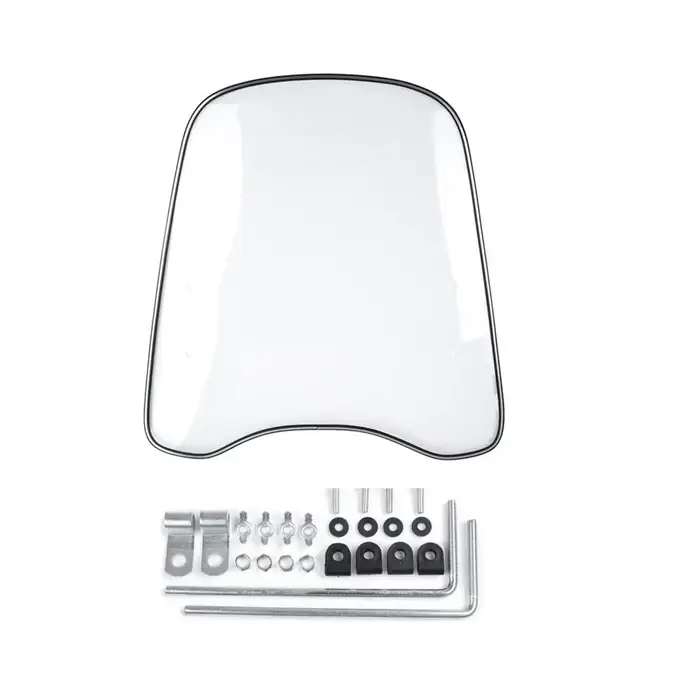 Pare-brise de moto universel coupe-vent Transparent Extension