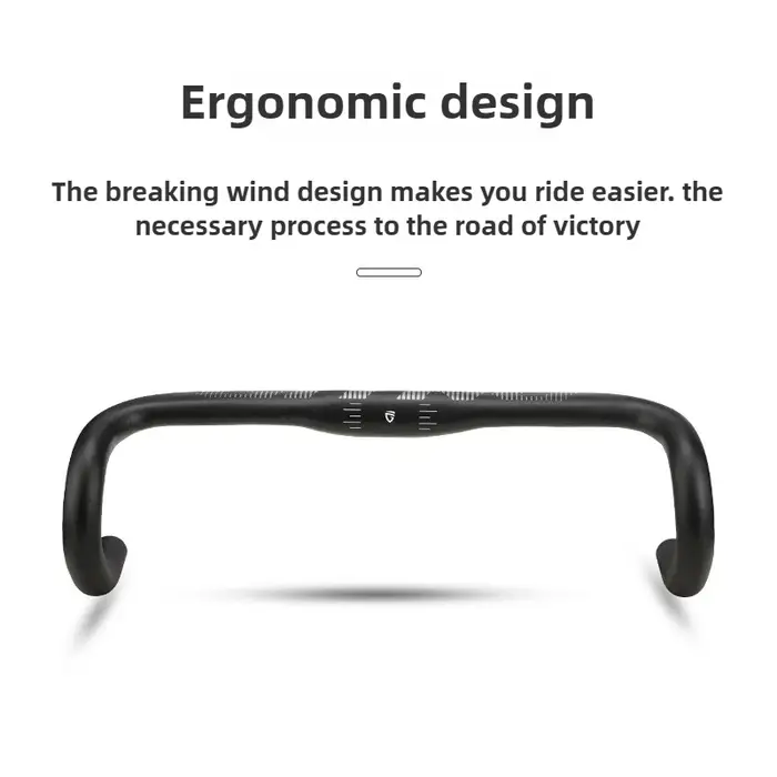 Guidon de vélo de route en alliage d'aluminium